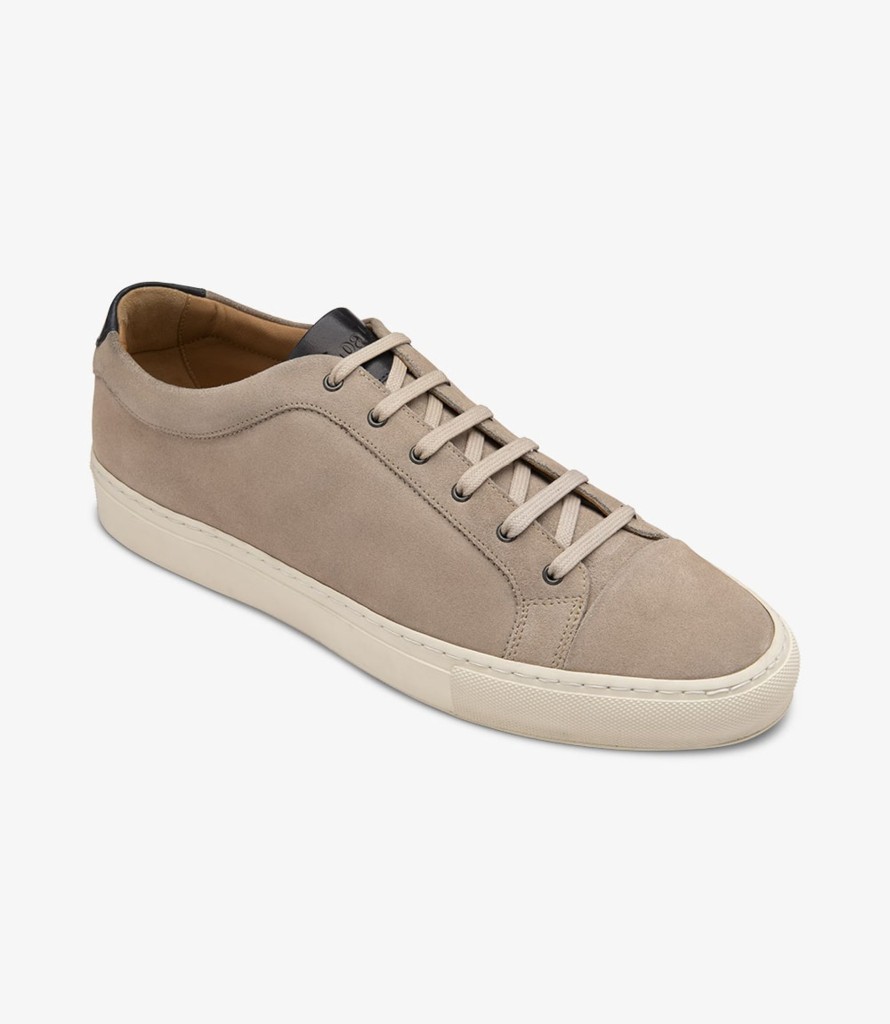 Loake Shoes Turo | Dash Trainer In Stone Suede