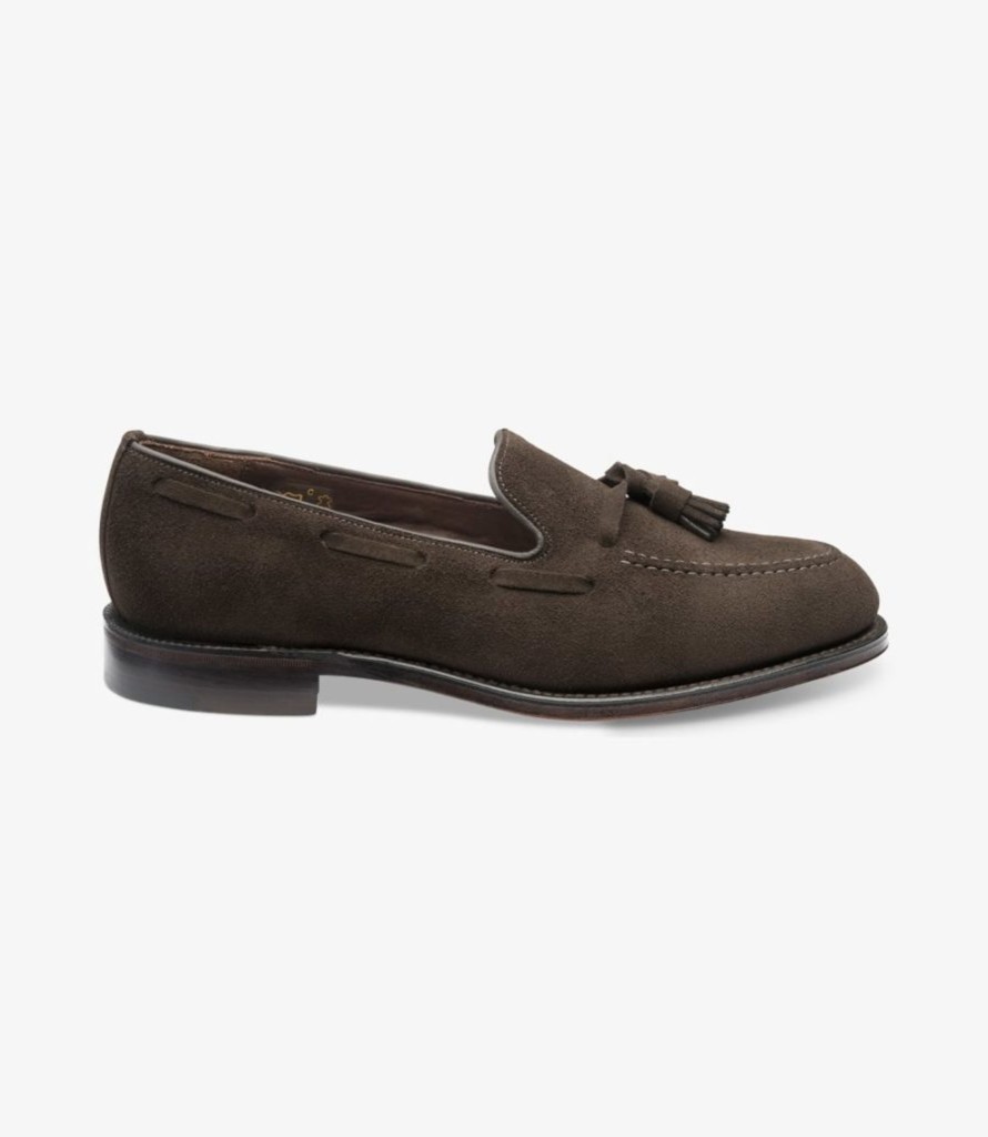 Loake Shoes Turo | Russell Choc Brown Suede