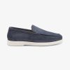 Loake Shoes Turo | Tuscany Slip On Shoes In Denim Blue Leather